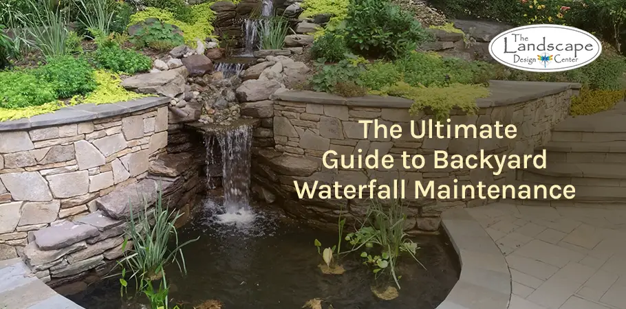 Enhance your outdoor oasis with a custom backyard waterfall from The Landscape Design Center.