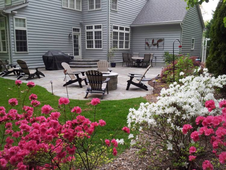 Arnold backyard renovation after