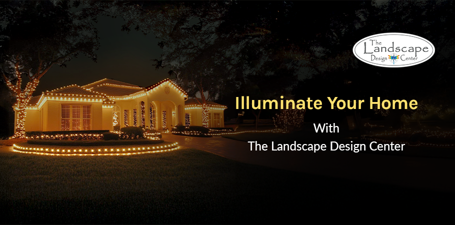 Celebrate Christmas in style with outdoor lighting from The Landscape Design Center.