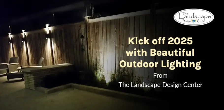 Make this New Year shine with exceptional outdoor lighting by The Landscape Design Center.