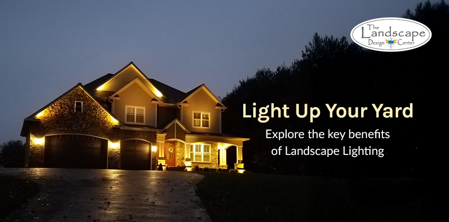 Make your outdoors shine - choose landscape lighting by The Landscape DesignCenter.