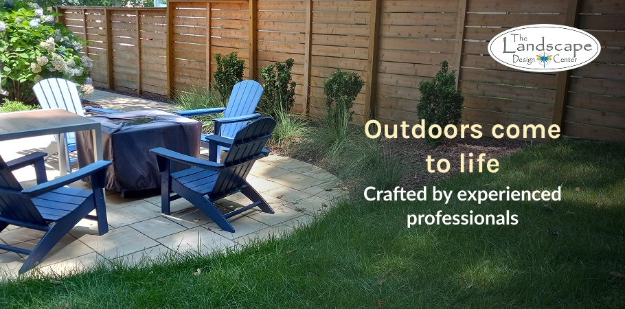 Enjoy a functional outdoor living area with The Landscape Design Center backyard landscaping services.